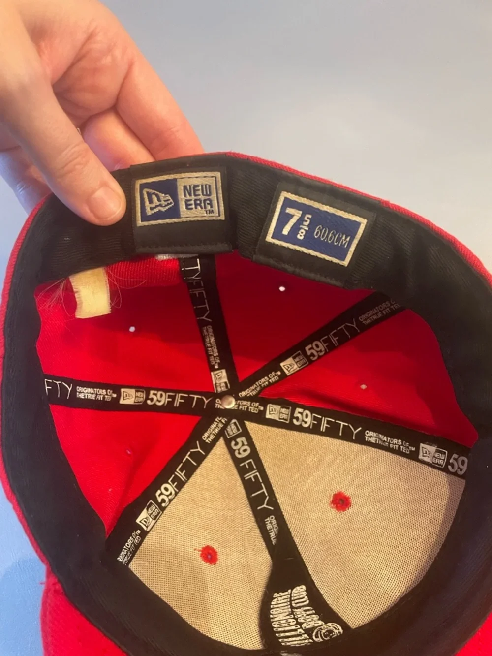 Ice Cream x Era Fitted Cap Hat 7 5/8 Dog Red Billionaire Boys Club - Picture 7 of 7